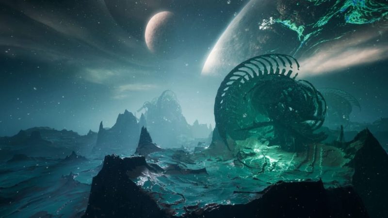 【UE资源】外星科幻地形环境-Elite Landscapes: Fractal Alien1Li-Digital Art Education1Li