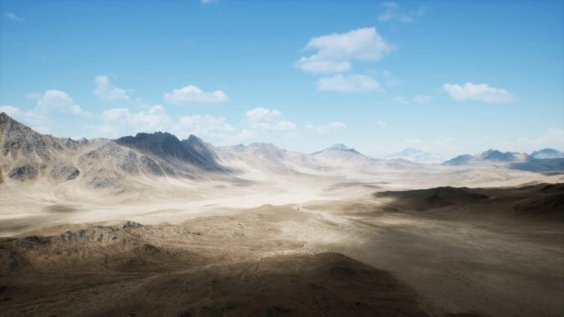【UE资源】山地景观地形资源-Arid Mountains Landscape1Li-Digital Art Education1Li