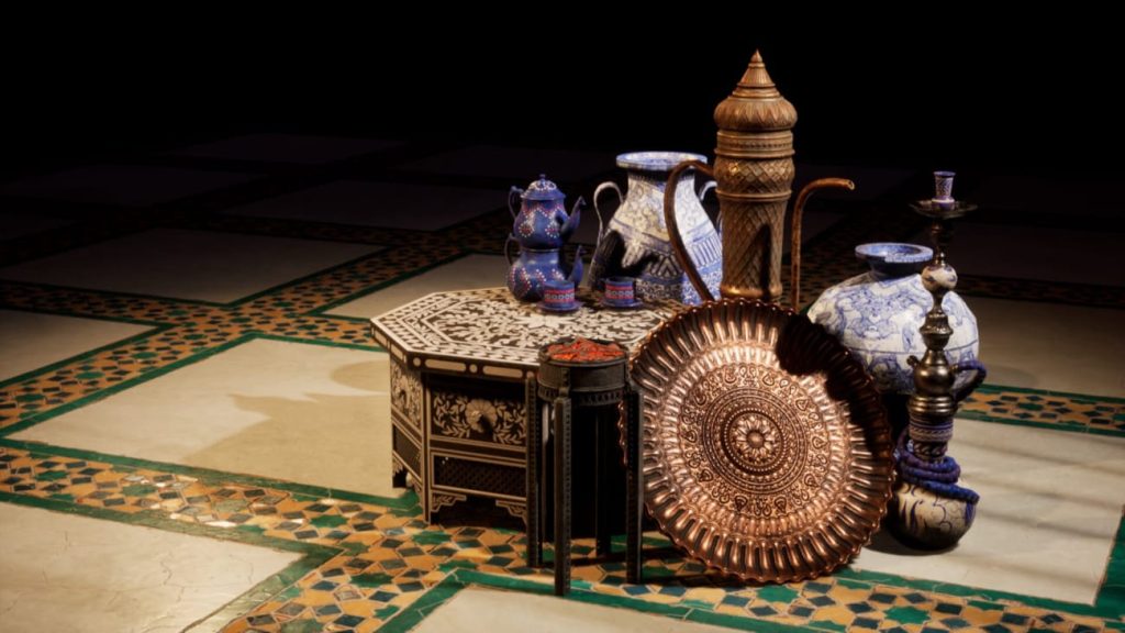 图片[1]1Li-Digital Art Education【UE资源】中东阿拉伯宫殿场景包-Arabian Palace - A Middle Eastern Environment1Li-Digital Art Education1Li