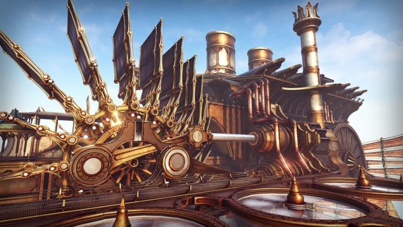 【UE资源】蒸汽朋克飞艇-Steampunk Airship1Li-Digital Art Education1Li
