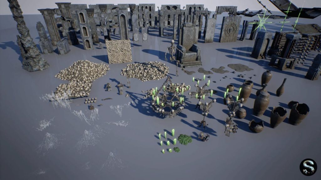 图片[1]1Li-Digital Art Education【UE资源】骸骨地牢场景-Fantasy Dungeon 2 (ossuary)1Li-Digital Art Education1Li