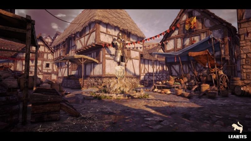 【UE资源】中世纪村庄环境资源-Medieval Village Environment1Li-Digital Art Education1Li