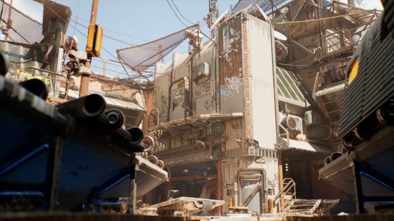 【UE资源】未来废墟工厂-Scifi Railroad Terminal Facility (Nanite)1Li-Digital Art Education1Li