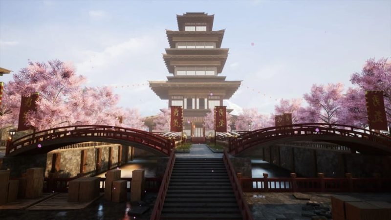 【UE资源】亚洲中世纪模块化城市-Modular Asian Medieval City1Li-Digital Art Education1Li