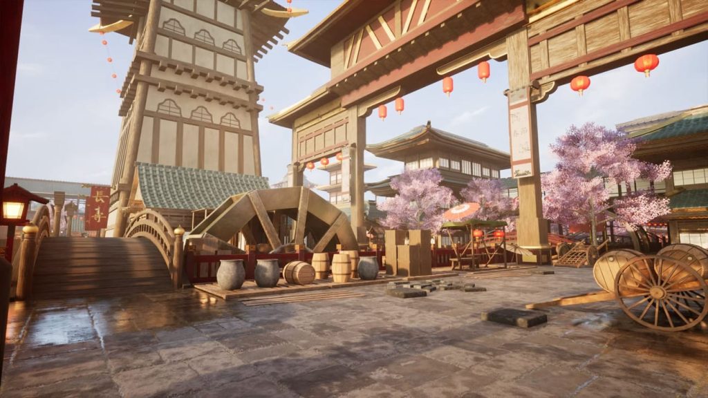 图片[1]1Li-Digital Art Education【UE资源】亚洲中世纪模块化城市-Modular Asian Medieval City1Li-Digital Art Education1Li