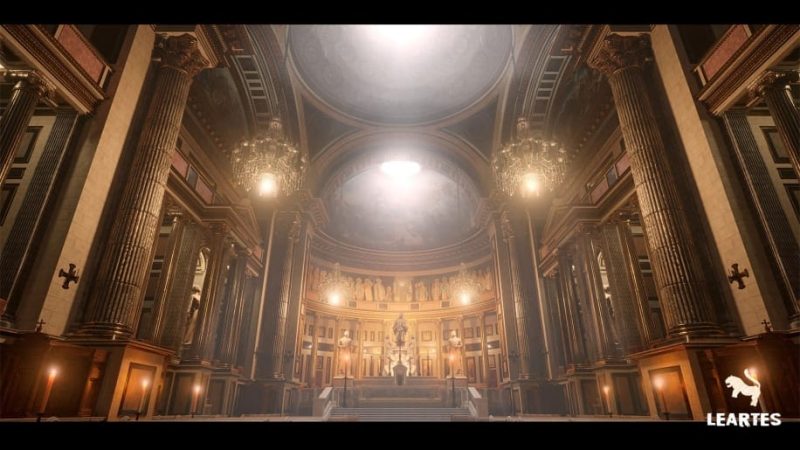 【UE资源】教堂内部环境-Church/ Cathedral Interior Environment1Li-Digital Art Education1Li