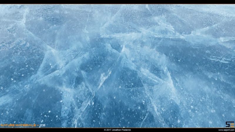 【UE资源】冰材质资源-Nature Materials Ice1Li-Digital Art Education1Li