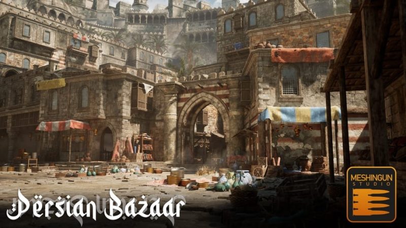 【UE资源】波斯集市场景-Persian Bazaar Pack1Li-Digital Art Education1Li