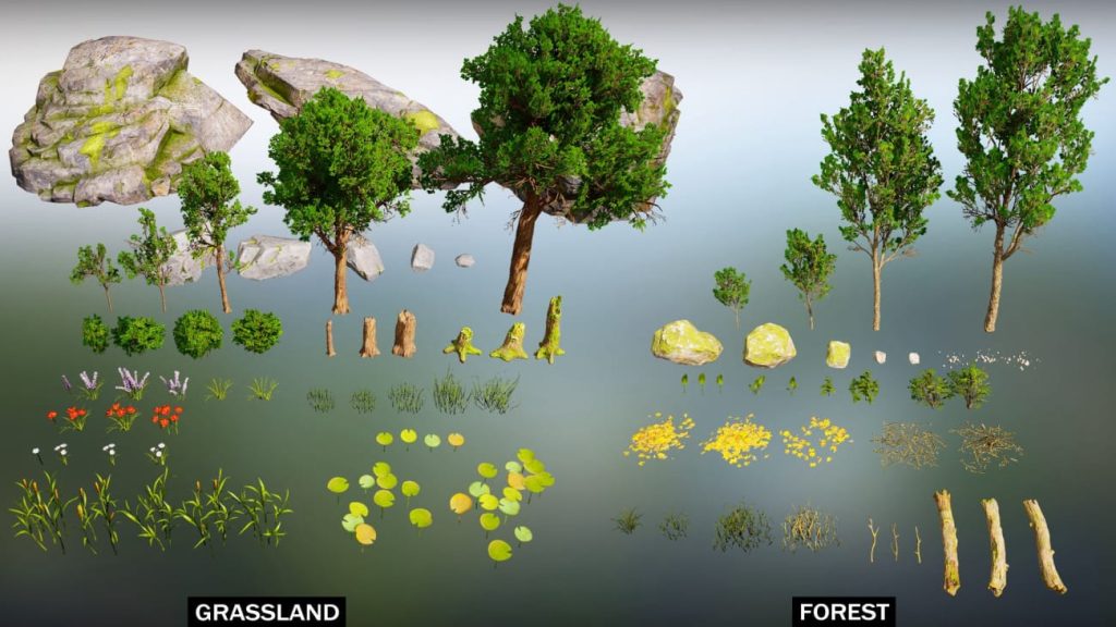 图片[4]1Li-Digital Art Education【UE资源】环境景观资源合集包-Stylescape HD: Multi-Biome Kit1Li-Digital Art Education1Li