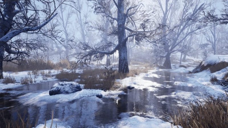 【UE资源】冬季森林-Winter Forest1Li-Digital Art Education1Li