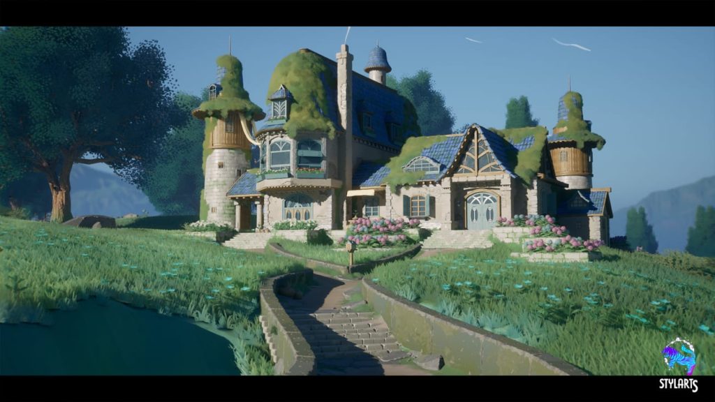 图片[1]1Li-Digital Art Education【UE资源】风格化城堡-Stylized Azure Hillside - UE51Li-Digital Art Education1Li