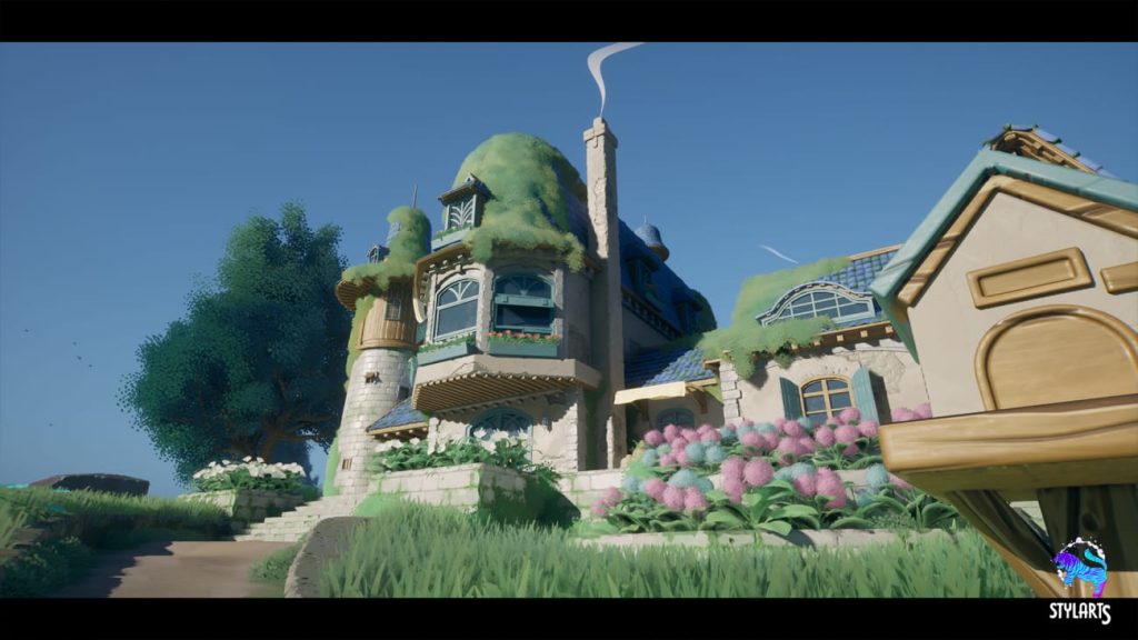 图片[2]1Li-Digital Art Education【UE资源】风格化城堡-Stylized Azure Hillside - UE51Li-Digital Art Education1Li