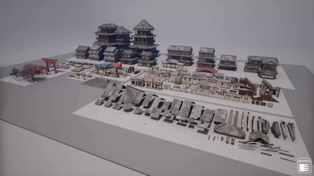 图片[6]1Li-Digital Art Education【UE资源】日本风格建筑-Feudal Japan Megapack1Li-Digital Art Education1Li