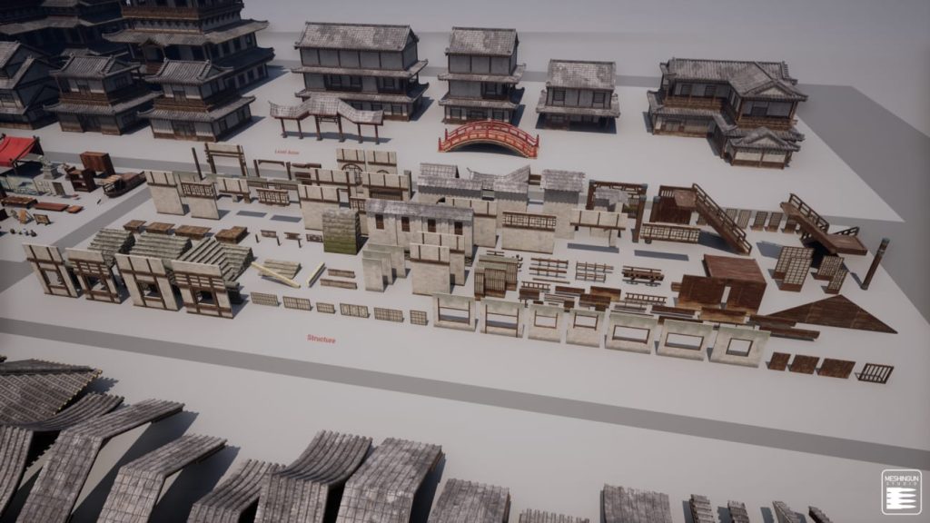 图片[9]1Li-Digital Art Education【UE资源】日本风格建筑-Feudal Japan Megapack1Li-Digital Art Education1Li