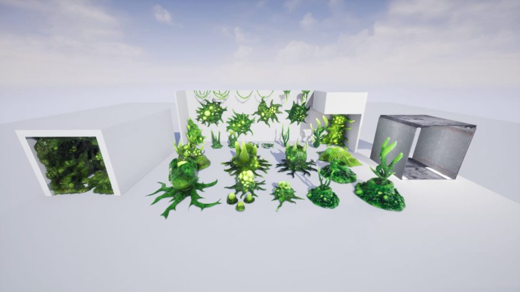 图片[2]1Li-Digital Art Education【UE资源】外星生物感染与科幻走廊-Alien Biomass Infection Planet and Scifi Corridor1Li-Digital Art Education1Li