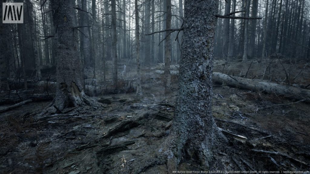 图片[7]1Li-Digital Art Education【UE资源】烧毁的枯树森林生物群落-MW Burned Dead Trees Forest Biome1Li-Digital Art Education1Li
