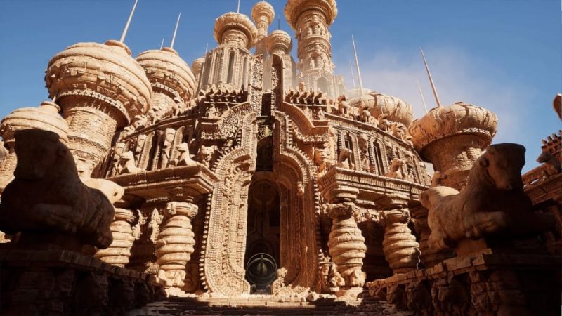 【UE资源】太阳神庙场景包-Temple of Sun1Li-Digital Art Education1Li