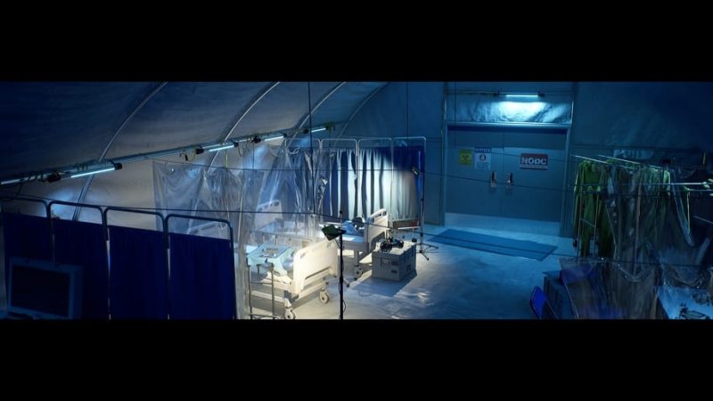 【UE资源】隔离医疗帐篷环境-Quarantine Medical Tent1Li-Digital Art Education1Li