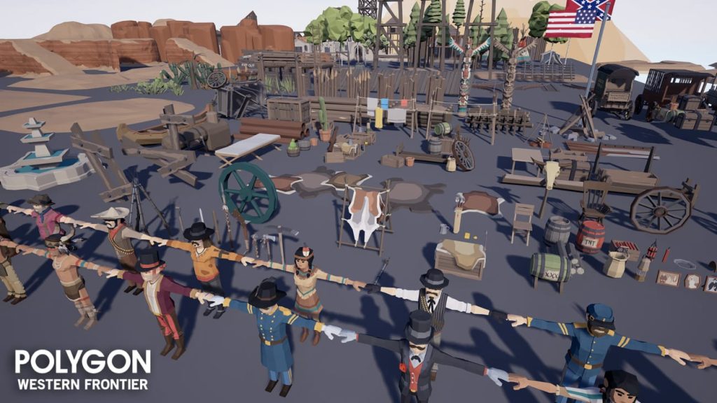 图片[8]1Li-Digital Art Education【UE资源】风格化西部环境包-POLYGON - Western Frontier Pack1Li-Digital Art Education1Li