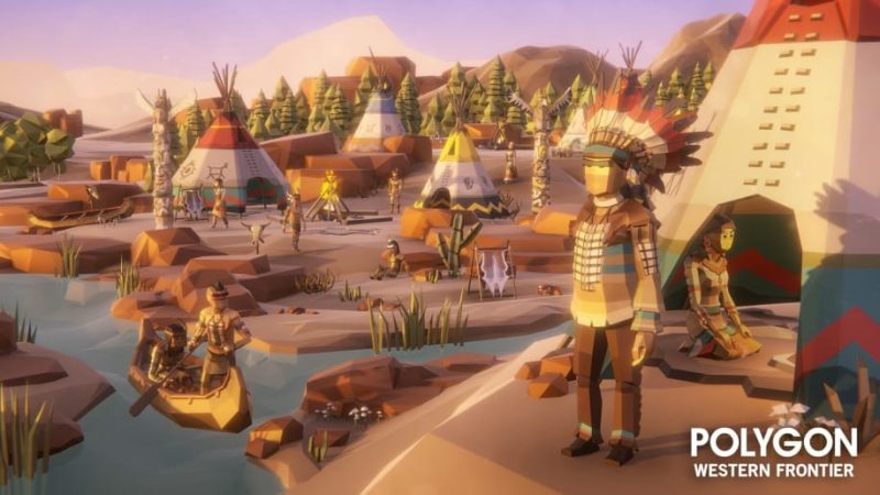 【UE资源】风格化西部环境包-POLYGON - Western Frontier Pack1Li-Digital Art Education1Li