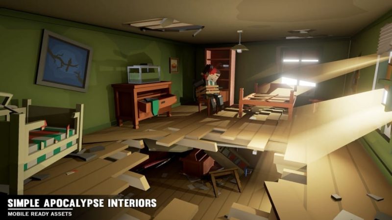 【UE资源】风格化末日内饰-Simple Apocalypse Interiors1Li-Digital Art Education1Li