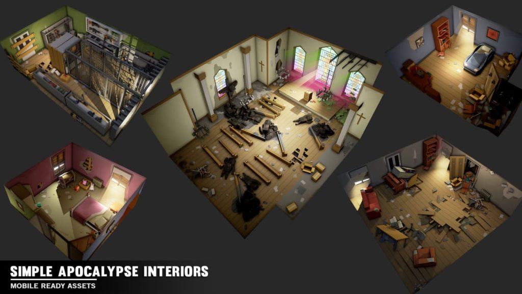 图片[2]1Li-Digital Art Education【UE资源】风格化末日内饰-Simple Apocalypse Interiors1Li-Digital Art Education1Li