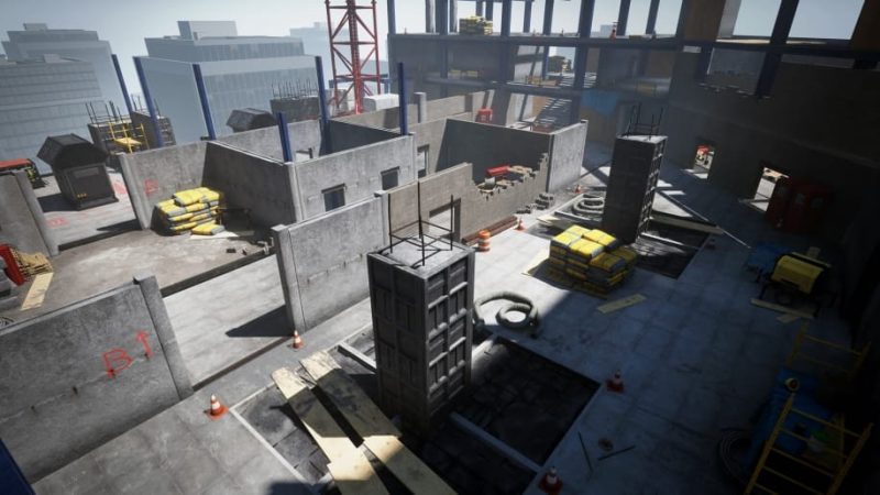 【UE资源】摩天大楼射击游戏地图包-Skyscraper Modular FPS Map1Li-Digital Art Education1Li