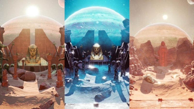 【UE资源】埃及神庙废墟环境-Alien Sandstorm Desert Planet-Egyptian Temple Ruins1Li-Digital Art Education1Li