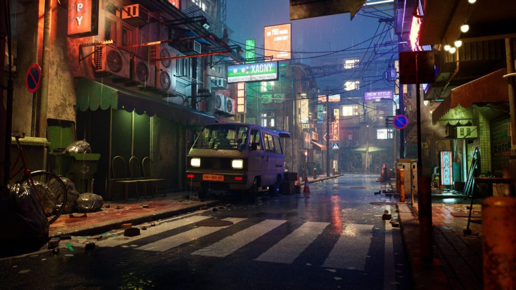图片[10]1Li-Digital Art Education【UE资源】雨中霓虹街道-Rainy Neon Streets1Li-Digital Art Education1Li