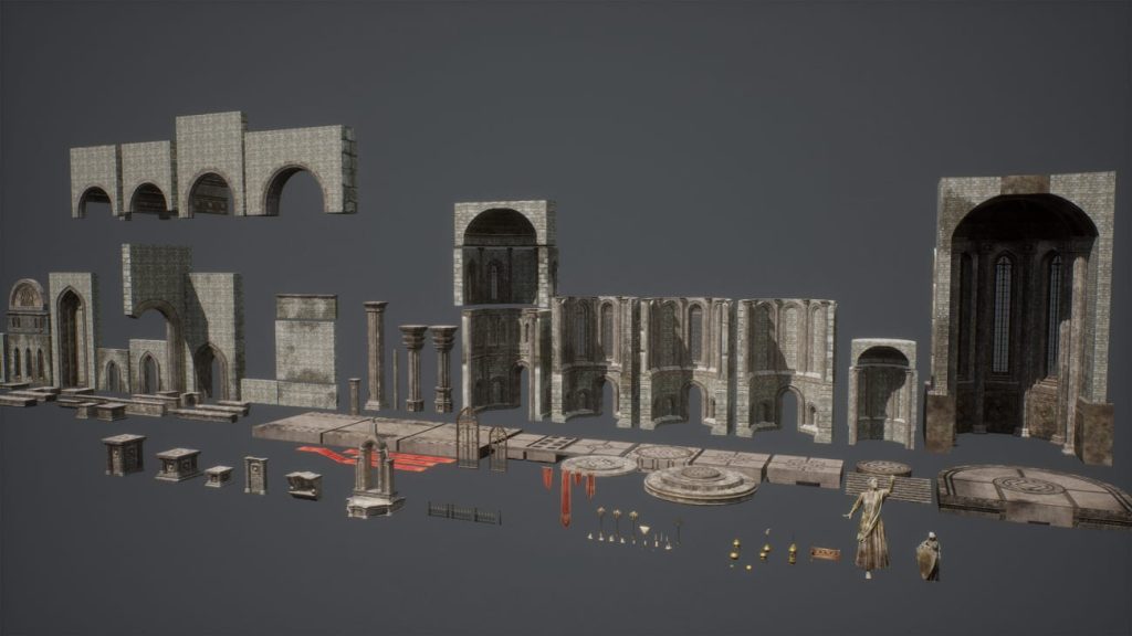 图片[2]1Li-Digital Art Education【UE资源】古老的大教堂环境-Ancient Cathedral1Li-Digital Art Education1Li