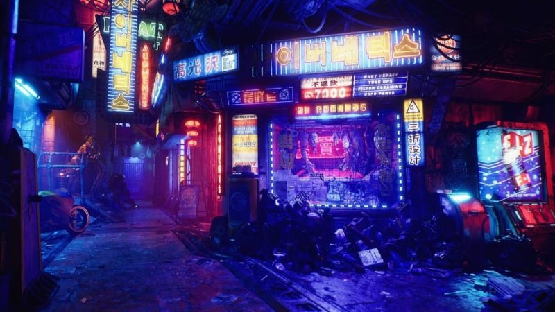 【UE资源】未来城市场景包-Butcher's Alley Palmetro Future City (Nanite + LP)1Li-Digital Art Education1Li