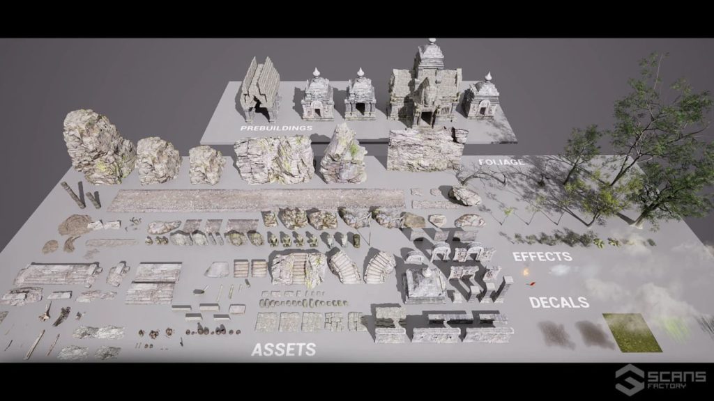 图片[1]1Li-Digital Art Education【UE资源】远古寺庙环境包-[VP] Temples of Cambodia - Ruins exterior and interior1Li-Digital Art Education1Li