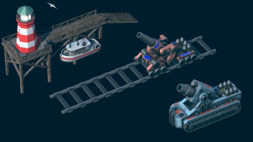 图片[4]1Li-Digital Art Education【UE资源】风格化战舰系列-Set of Warships1Li-Digital Art Education1Li