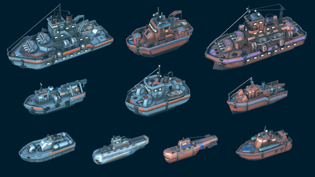 图片[5]1Li-Digital Art Education【UE资源】风格化战舰系列-Set of Warships1Li-Digital Art Education1Li