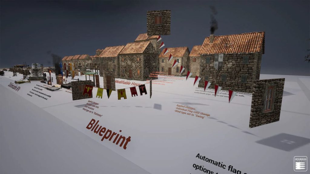 图片[5]1Li-Digital Art Education【UE资源】中世纪村庄环境包-Medieval Village Megapack1Li-Digital Art Education1Li