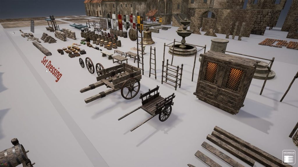 图片[4]1Li-Digital Art Education【UE资源】中世纪村庄环境包-Medieval Village Megapack1Li-Digital Art Education1Li