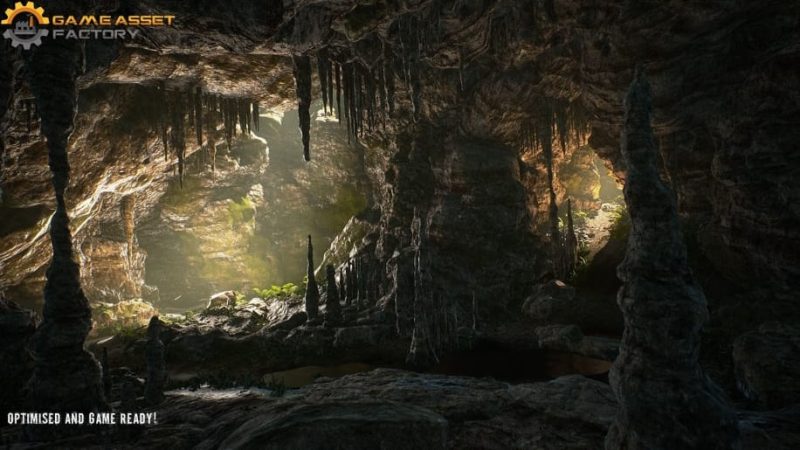 【翻译完结】【UE资源】模块化洞穴环境-Cave Environment Modular1Li-Digital Art Education1Li