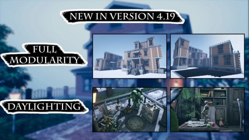 【UE资源】维多利亚式风格房屋-Modular Victorian House1Li-Digital Art Education1Li