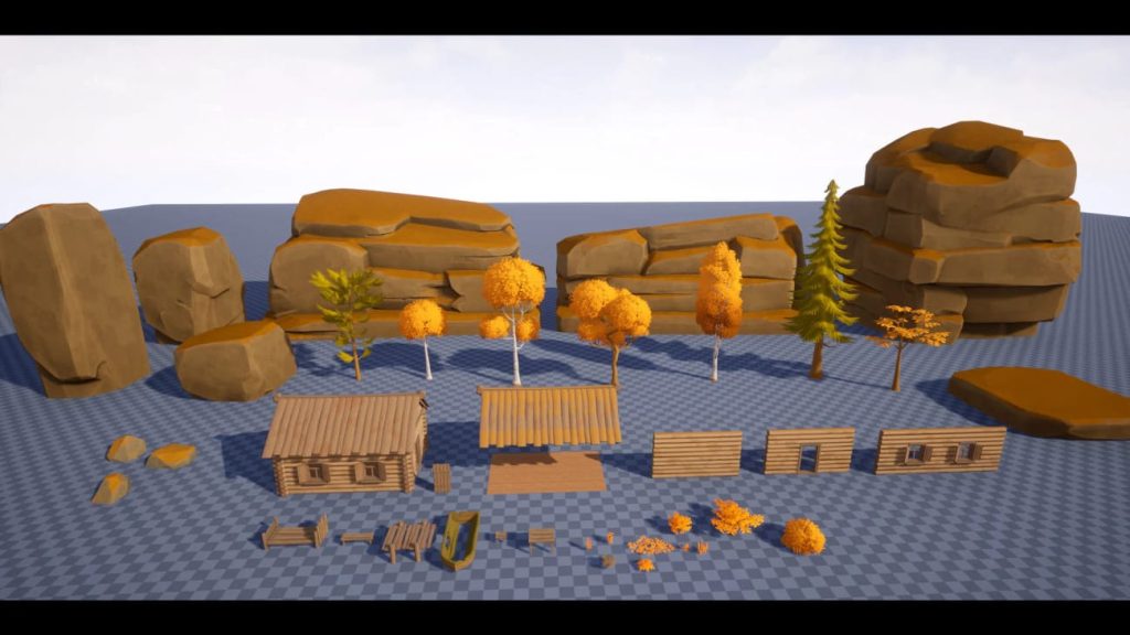 图片[4]1Li-Digital Art Education【UE资源】风格化秋季森林-Stylized Autumn Forest1Li-Digital Art Education1Li