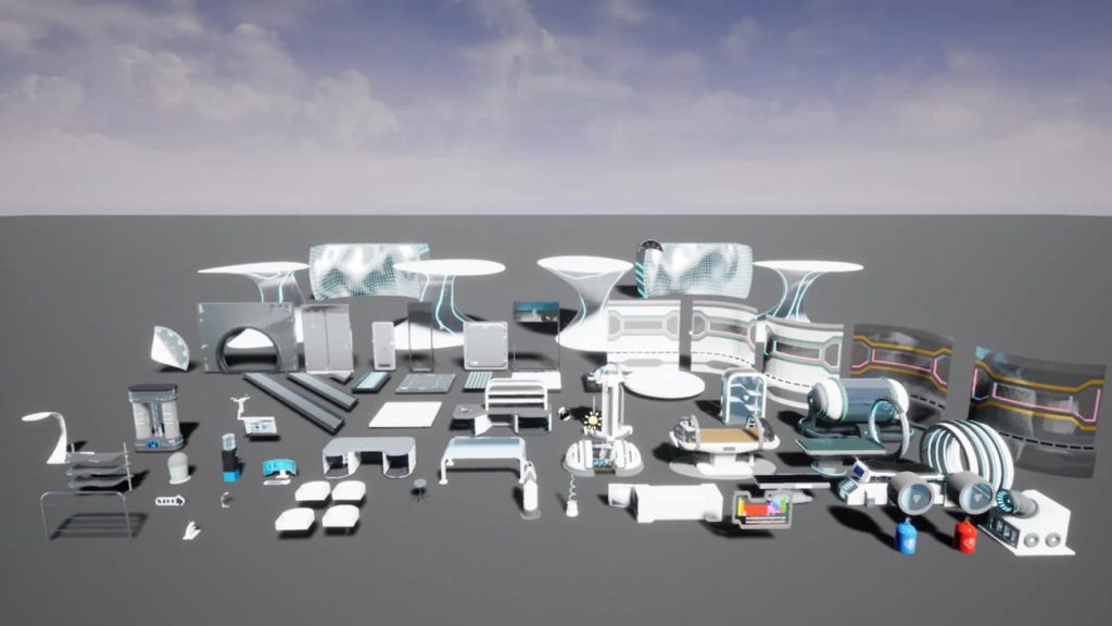 图片[3]1Li-Digital Art Education【UE资源】科幻模块化内饰包-INTERIOR BUNDLE SCI-FI MODULAR FUTURISTIC1Li-Digital Art Education1Li