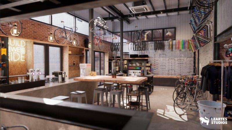 【UE资源】自行车店环境包-Bike Shop Environment1Li-Digital Art Education1Li