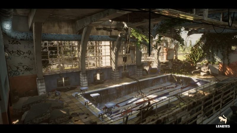 【UE资源】废弃泳池环境包-Abandoned Swimming Pool Environment1Li-Digital Art Education1Li