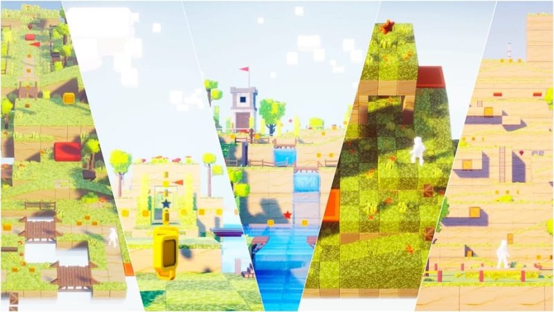 【UE资源】风格化的魔方世界-PLATFORMER - Stylized Cube World Vol.11Li-Digital Art Education1Li
