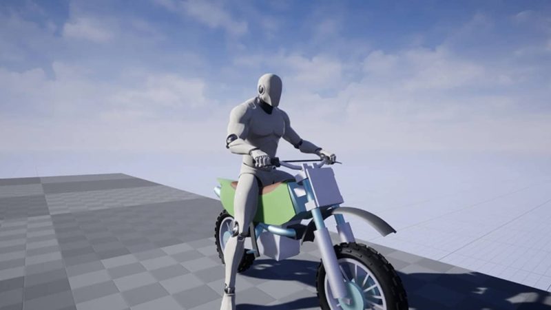 【UE资源】摩托车互动动画包-Motorbike Interact Animations Pack1Li-Digital Art Education1Li