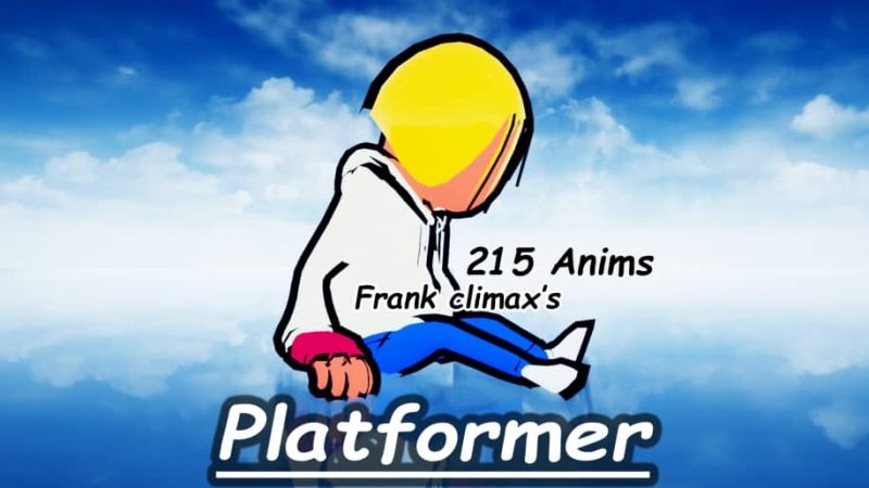 【UE资源】弗兰克平台游戏1(215帧动画)基础资产-Frank Platformer 1 (215 Anim)1Li-Digital Art Education1Li
