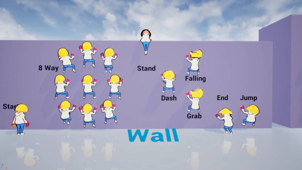 图片[2]1Li-Digital Art Education【UE资源】弗兰克平台游戏1（215帧动画）基础资产-Frank Platformer 1 (215 Anim)1Li-Digital Art Education1Li