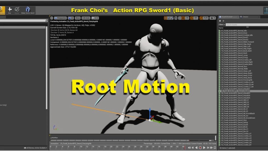 图片[2]1Li-Digital Art Education【UE资源】动作角色挥剑动画（基础套装）-Frank Action RPG Sword 1 (Basic Set)1Li-Digital Art Education1Li