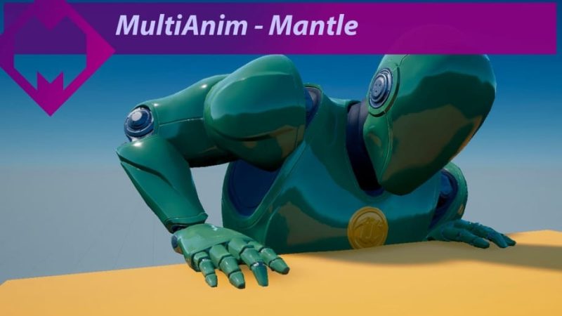 【UE资源】攀爬动画合集包-MultiAnim - Mantling1Li-Digital Art Education1Li