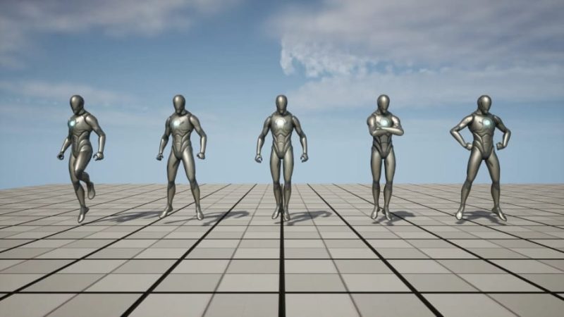【UE资源】超级英雄飞行动画-Superhero Flight Animations1Li-Digital Art Education1Li