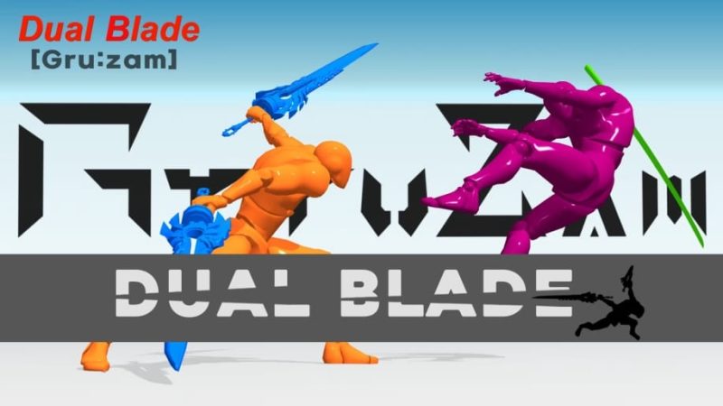 【UE资源】双刃动作动画包-Stylish Dual Blade Pack Action RPG & TPS & TopDown Game1Li-Digital Art Education1Li